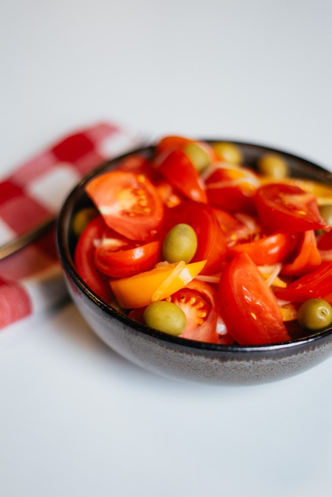 Ripe Tomato & Olive Salad - Katie Button