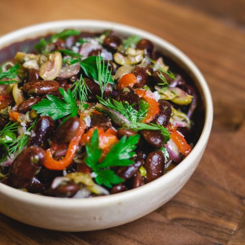Zesty Bean Salad Katie Button