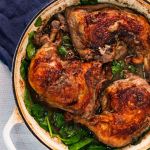 muscadine grapes braised chicken quarters